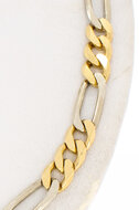 14 Karaat gouden Figaro ketting - 60 cm