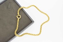 18 karaat gouden Vossenstaart Ketting - 45,5 cm