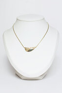 14 Karaat gouden Omega Collier met Hanger - 42 cm