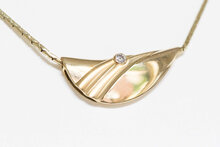 14 Karaat gouden Omega Collier met Hanger - 42 cm