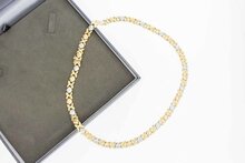 14 Karaat gouden Koningsketting - 46 cm