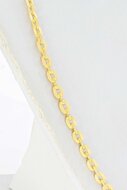 18 Karaat gouden Anker ketting - 71 cm