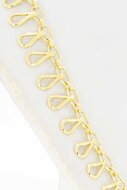 14 Karaat gouden fantasie Zonnestraat  Collier - 47,5 cm