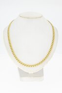 14 karaat gouden Gourmet ketting - 52 cm