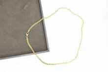 14 Karaat gouden fantasie Gourmet Collier - 45,2 cm