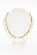 18 Karaat gouden Venetiaanse ketting - 89 cm