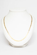14 Karaat gouden Figaro ketting - 58 cm