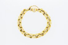 18 Karaat gouden Anker armband - 21 cm
