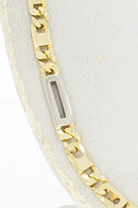 14 Karaat bicolor gouden Rolex ketting - 50,9 cm