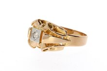 18 Karaat gouden Statement Ring met Diamant - 18,2