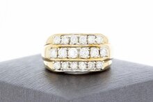 14 Karaat gouden Markies ring met Diamant
