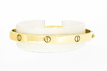 14 Karaat gouden Slavenarmband (Ovaal 62,7 x 53,9 mm)