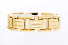 18 Karaat rose gouden Staafjes armband - 19,2 cm