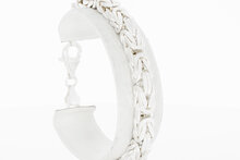 Zilveren Koningsarmband (Byzantijns vierkant) - 21,1 cm