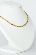 14 Karaat gouden -Byzantijns- Koningsketting- 45,5 cm