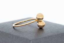 14 karaat rose gouden Fantasie ring - 15,9 mm