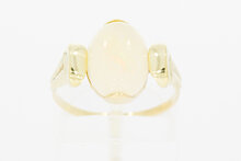 14 karaat geel gouden Opaal ring - 18,5 mm