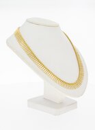 14 Karaat gouden Zonnestraat staafjes Collier - 48,5 cm