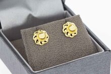 Vintage 14 Karaat gouden Oorstekers - Zeeuwse knoop