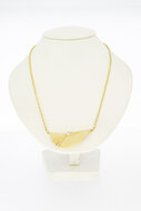 14 Karaat gouden Omega Collier met Hanger - 42 cm
