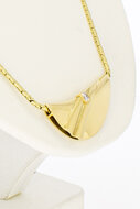 14 Karaat gouden Omega Collier met Hanger - 42 cm