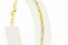 18 Karaat gouden Valkoog armband - 19,2 cm