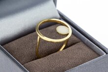 Designer ring 14 karaat gouden - 16,8 mm
