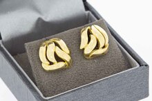 18 Karaat gouden Vintage oorstekers - 12,3 mm