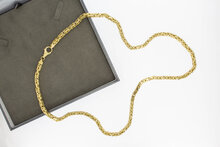14 Karaat gouden Byzantijnse Koningsketting - 65 cm