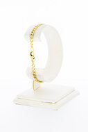 Gourmet 14 Karaat goud armband - 19 cm