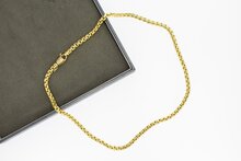 18 Karaat gouden Anker Collier - 46,8 cm