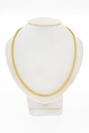 18 Karaat geel gouden Slangen Collier - 43,9 cm