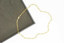 14 Karaat gouden Figaro Collier - 44,9 cm