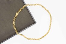 18 Karaat gouden infinity Collier - 42,9 cm