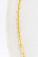 18 Karaat gouden Anker schakelketting - 60,3 cm