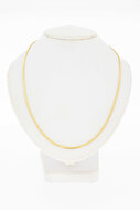 Geel gouden Fantasie ketting 18 Karaat - 50,5 cm