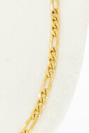 Figaro ketting 14 Karaat goud - 76,5 cm
