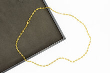 Anker ketting 18 Karaat gouden - 45,1 cm