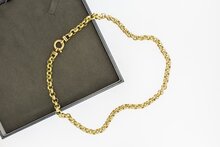 14 Karaat geelgouden Jasseronketting - 47,2 cm