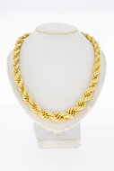 18 Karaat gouden Koord ketting - 49,3  cm