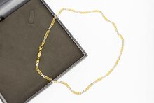 18 Karaat gouden Anker Infinity ketting - 51,3 cm