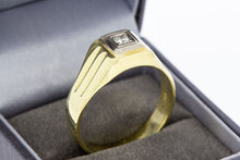 Diamant ring 14 karaat Goud - 22,5 mm