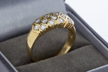 14 Karaat gouden Bandring met Diamant - 19,3 mm