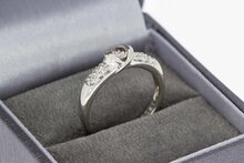 18 Karaat gouden Entourage diamant ring - 16,9 mm