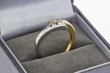 14 Karaat gouden diamant Slagring - 16,7 mm