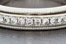 Alliance Diamant ring 18 Karaat goud - 16,6 mm 