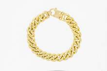 18 Karaat gouden heren armband - 20,9 cm