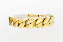 18 Karaat geelgouden armband heren - 21,5 cm