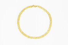 18 Karaat Valkoog armband goud - 19,9 cm