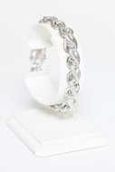 18 Karaat witgouden diamant armband - 18,5 cm